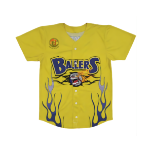 BASEBALL FULL BUTTON JERSEY-1355