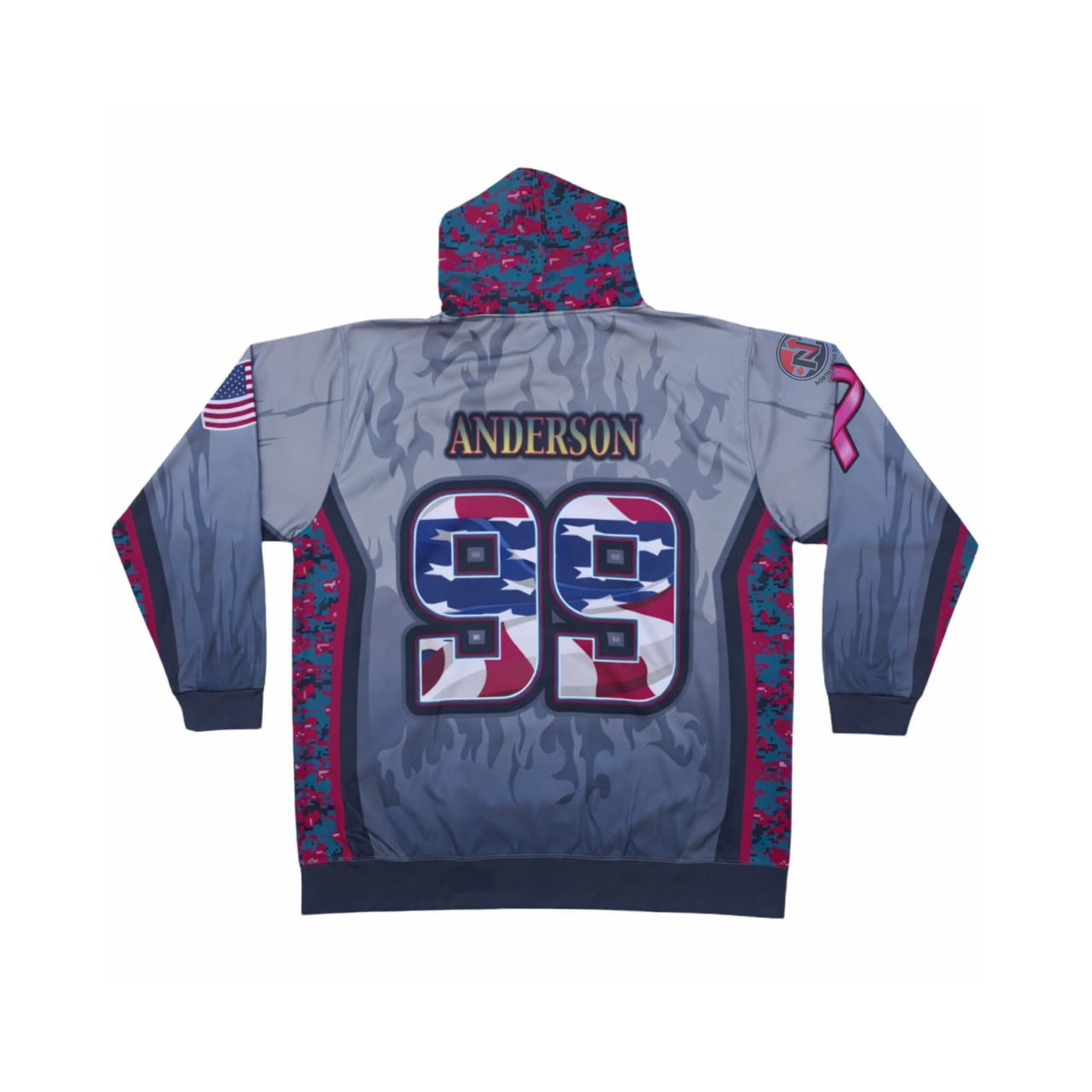 BASEBALL CUSTOM HOODIE-10 - Image 3