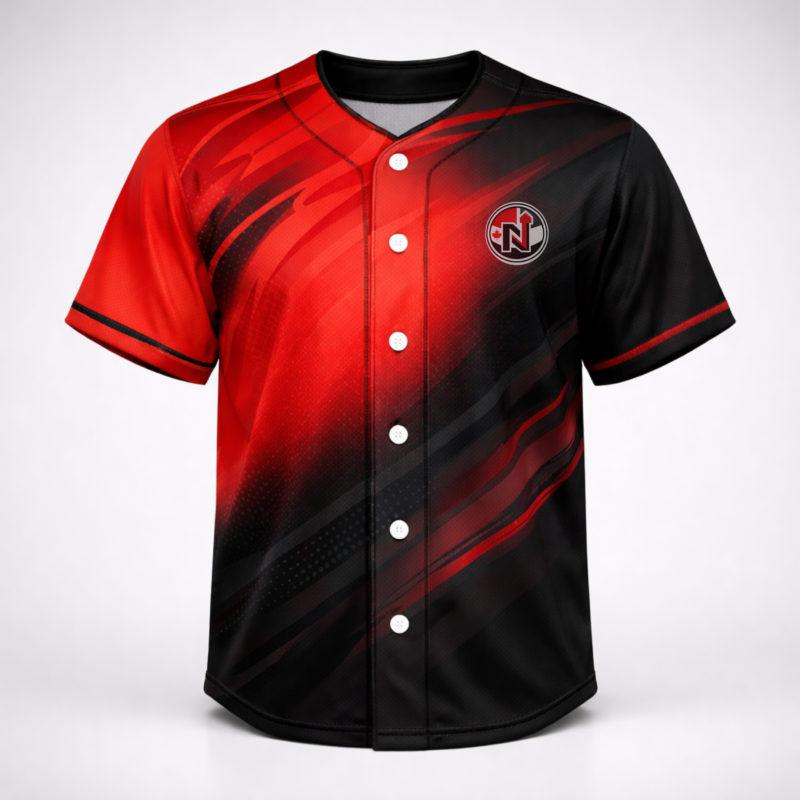 Baseball Custom Full Button Jersey